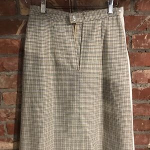 Hounds tooth pencil skirt